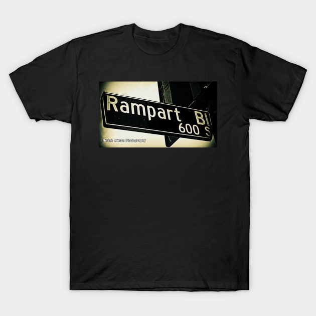 Rampart Boulevard, Los Angeles, California by Mistah Wilson T-Shirt by MistahWilson